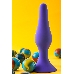 Анальная втулка A-Toys by TOYFA, силикон, фиолетовая, 12,5 см